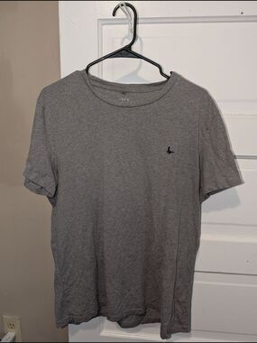 Jack Wills Men's Heather Gray Crew Neck Tee